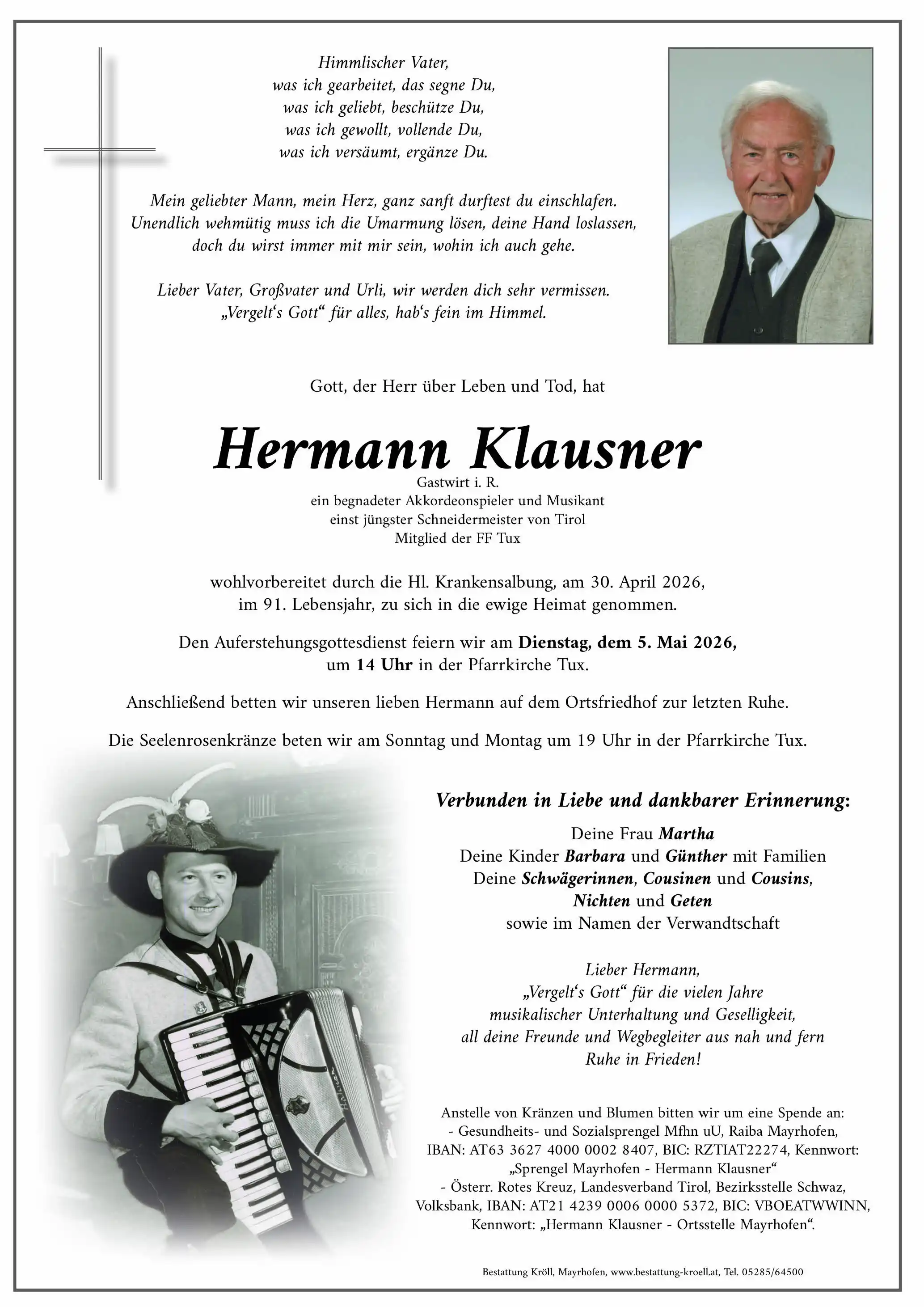 Parte von Hermann Klausner